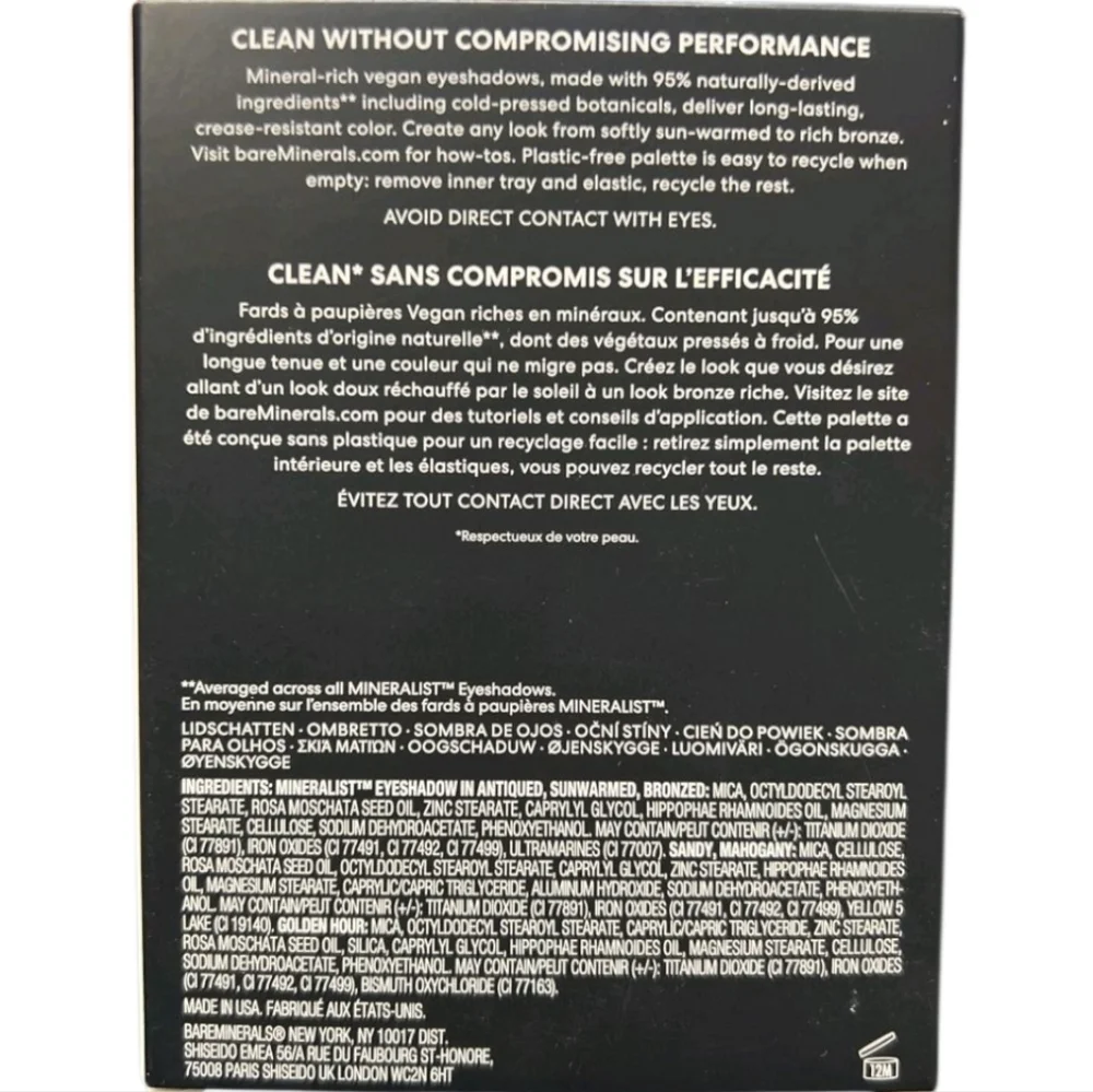 bareMinerals MINERALIST Eyeshadow Palette - Rosewood
